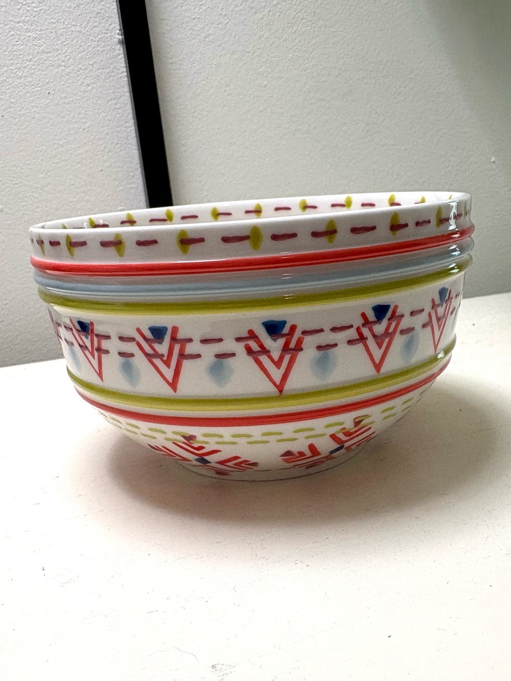Anthropologie Cereal/Fruit Ceramic Bowl.